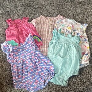 Carter's Kids One Pieces - Pink, Blue, Green, White